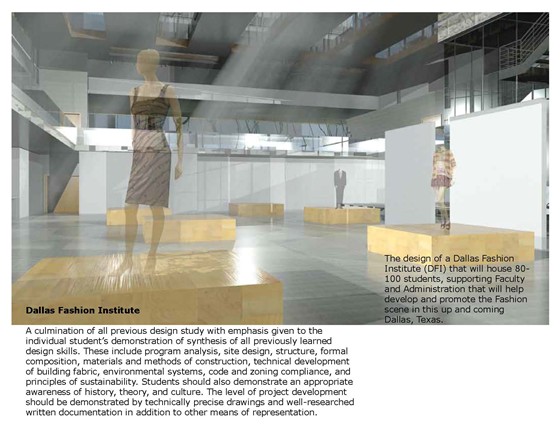 Projects: Dallas Fashion Institute